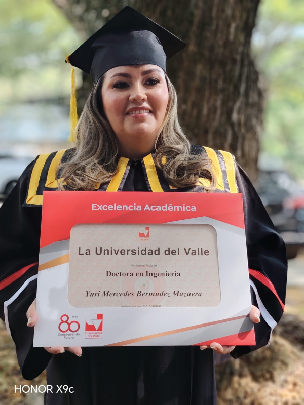 &iexcl;Felicitaciones, profesora Yuri Mercedes Berm&uacute;dez Mazuera!